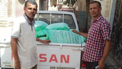 ضبط 500 كيلو دقيق قبل بيعه في السوق السوداء بالفيوم 