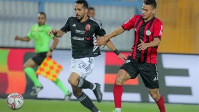 الدوري المصري الممتاز.. الأهلي والداخلية تعادل إيجابي في الشوط الاول  