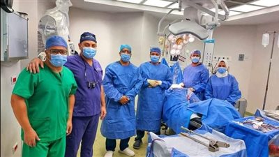 نجاح جراحه دقيقة « إستعدال للعمود الفقرى بمستشفى ابوخليفة بالإسماعيلية 