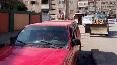 رفع كافة الاشغالات من حول أسوار المدارس بطوخ