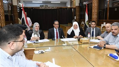 محافظ الفيوم يترأس غرفة العمليات المركزية لامتحانات الثانوية العامة