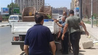 حملة مكبرة لرفع الإشغالات والعوائق بشوارع مدينة الفيوم 