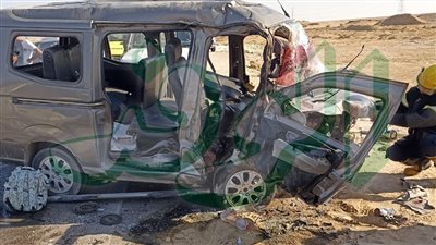 إصابة 5 أشخاص في حادث انقلاب سيارة ملاكي براس سدر