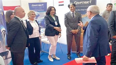 لأول مرة.. مصر للطيران تشارك فى المعرض الدولى للسياحة والسفر بالجزائر