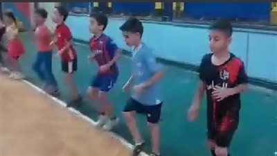 تدريب أطفال المشروع القومى للموهبة الحركية على رياضيات «الجود وسلاح الشيش وألعاب القوى» 