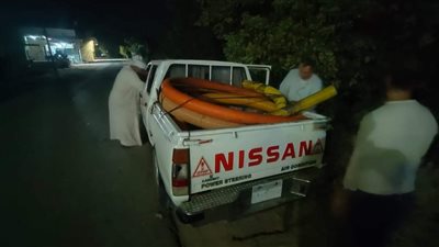 التصدي لسرقة مياه الري بالترع والمجاري المائية في الفيوم 