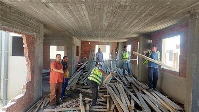 إزالة عدة مخالفات بناء وغلق أنشطة مخالفة ورفع إشغالات في 4 مدن جديدة