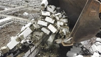 إزالة 160 حالة تعدِِ على الأراضي الزراعية بالمنيا 