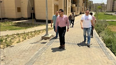 رئيس جهاز العبور الجديدة يتابع سير العمل بالمشروعات الجاري تنفيذها بالمدينة