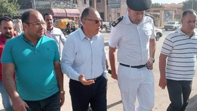 غلق وتأمين موقع أعمال الإحلال والتجديد والتغطية الجارية بمصرف بلبيس العمومي 