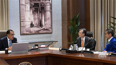 مدبولى يلتقى رئيس 