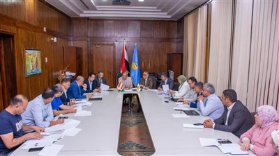 رئيس جامعة طنطا يترأس إجتماع الهيئة الإستشارية العليا