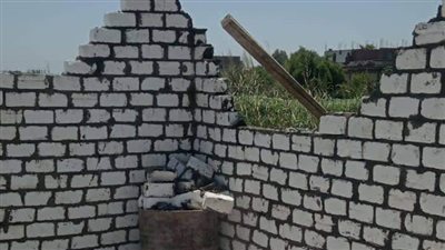 نجع حمادي تنفذ حملة لإزالة التعديات بالبناء المخالف على الأراضي الزراعية 