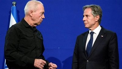 غالانت يوجه رساله لبلينكن: “ يجب حل الخلافات بيننا بسرعة ووقوفكم إلى جانبنا يؤثر على سلوك عدونا”