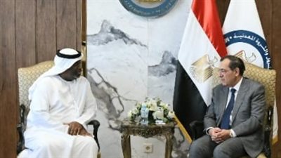 الملا يبحث مع أدنوك الإماراتية زيادة الاستثمارات في مصر