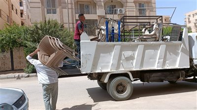 رفع 2300 حالة تعد وإشغالات بحدائق الأهرام