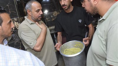 ضبط طن سمسم ولحوم فاسدة بالمحلة 