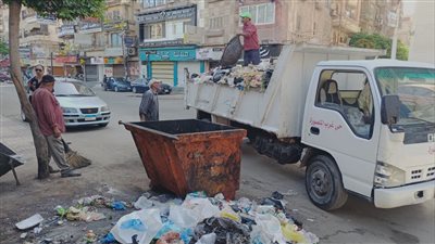 رفع المخلفات البلدية والصلبة بالمنطقه المركزية بالدقهلية