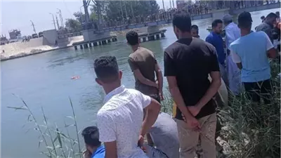  انتشال جثة طفل لقي مصرعه غرقا بمياه ترعة 