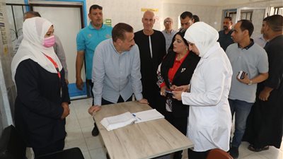 نائب محافظ المنوفية يتفقد انتظام سير العمل بمدينة قويسنا 