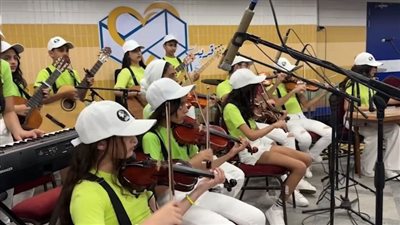 فعاليات موسيقية داخل محطة ناصر بالخط الأخضر الثالث بالتزامن مع اليوم العالمي للموسيقى