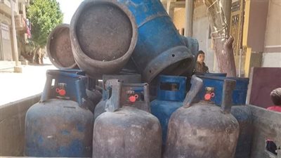 ضبط اسطوانات بوتاجاز ناقصة الوزن في حملة تموينية بالفيوم 