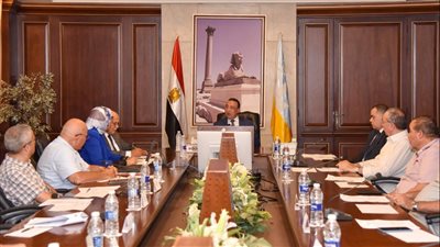 الشريف يناقش إستراتيجية محافظة الإسكندرية في مجال الحفاظ على التراث