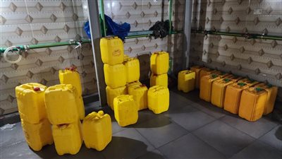  ضبط 600 لتر زيت طعام مجهولة المصدر بدسوق