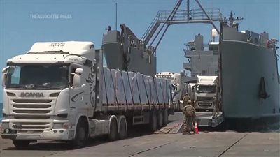 تفكيك الرصيف البحري الأمريكي العائم للمرة الثالثة