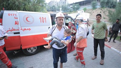الهلال الأحمر الفلسطيني: النازحون مهددون بالإصابة بوباء الكوليرا