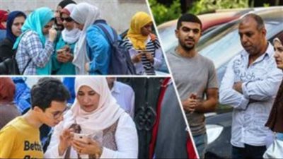 بكاء واغماء طلاب الثانوية لصعوبة امتحان الفيزياء بالمنيا 