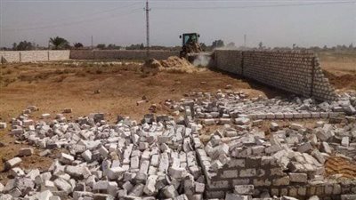 إزالة فورية لحالات تعدى بقري القصر والصياد والرحمانية بقنا