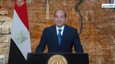 السيسي: اليوم نقف على أرض صلبة ودولة يعمها الأمن والاستقرار 