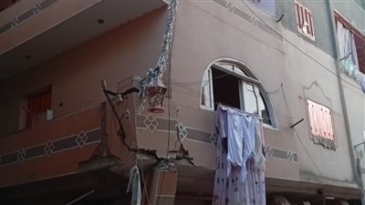 انهيار منزل مكون من عدد 4 طوابق بالدقهلية دون اصابات