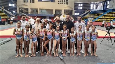 جمباز الصيد يحصد 19 ميدالية متنوعة فى بطولة الجمهورية للجمباز الفني