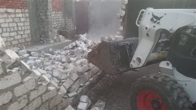 إزالة 6 حالات تعدٍ على الأراضي الزراعية وأملاك الدولة في الغربية