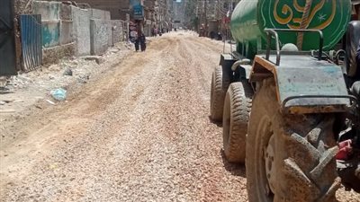 محافظ الغربية يتابع أعمال رصف وتطوير شارع سكة زفتى بحي ثان المحلة