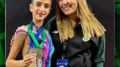 نتائج متقدمة لبطلة الجمباز بزعيم الثغر  كارما رزق