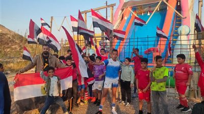 الفرق الرياضية بمركز التنمية الشبابية بالقنطرة غرب تحتفل بذكري 30 يونيو