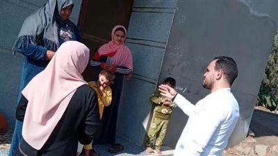  القليوبية: مسح ميداني بالقرى للقضاء على البلهارسيا والطفيليات المعوية
