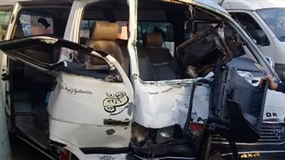 إصابة 7 أشخاص في حادث تصادم بالشرقية 