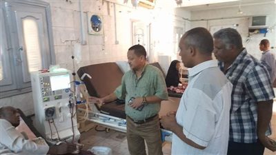 رئيس مدينة قوص يتفقد المستشفى المركزي للاطمئنان على سير العمل