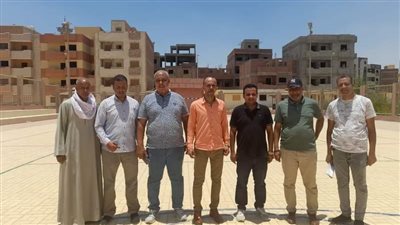 وكيل شباب سوهاج يتفقد ملاعب مدينة سوهاج الجديدة