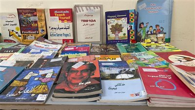 افتتاح معرض لبيع الكتب بمكتبة المستقبل.. صور 