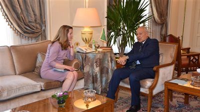  أبو الغيط يستقبل منسقة شبكة الأمم المتحدة ومديرة المنظمة الدولية للهجرة