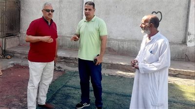 وكيل وزارة الشباب والرياضة بالقليوبية يتفقد ملعب مركز شباب بلتان بعد التطوير ورفع الكفاءة
