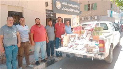 ضبط دقيق مدعم وسلع غذائية منتهية الصلاحية بالفيوم 