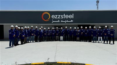وفد من جمعية مطوري القاهرة الجديدة برئاسة البستاني يزور مصنع حديد عز