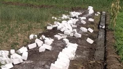 إزالة فورية لحالة تعدى بقروى السلامية بقنا 