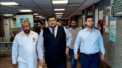 مدير فرع هيئة الرعاية الصحية بالإسماعيلية يتفقد مركز 30 يونيو الدولي